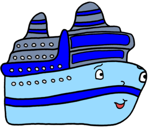 "Flotti", le bateau de croisière des doonies ! Avec lui, on n'a jamais le mal de mer !